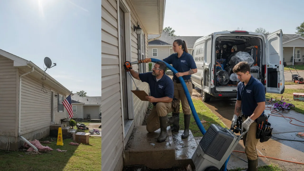 Ceiling Water Damage Restoration in Highland, IN near me
